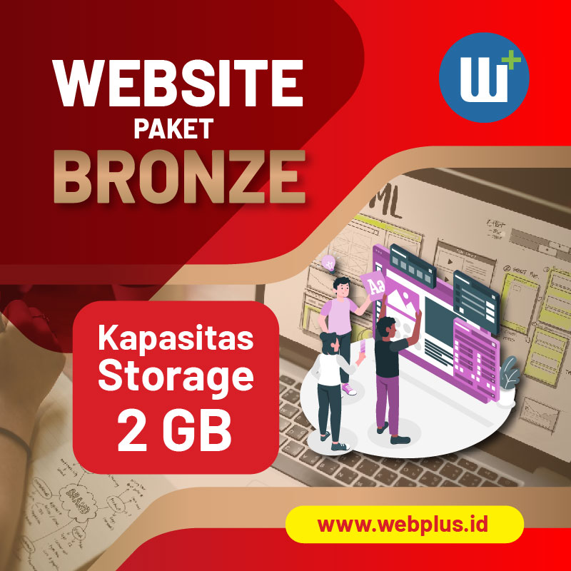 Paket Website WebPlus.id - Bronze Rp 500K